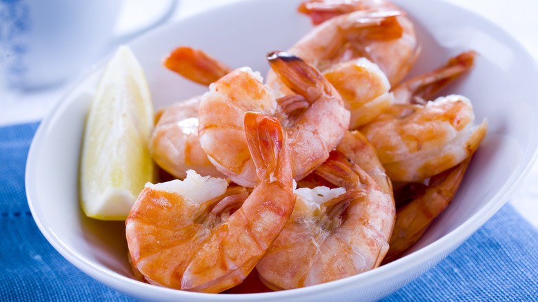 Shrimp in a bowl