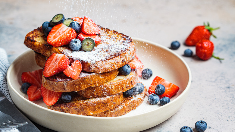 Stack of French toast