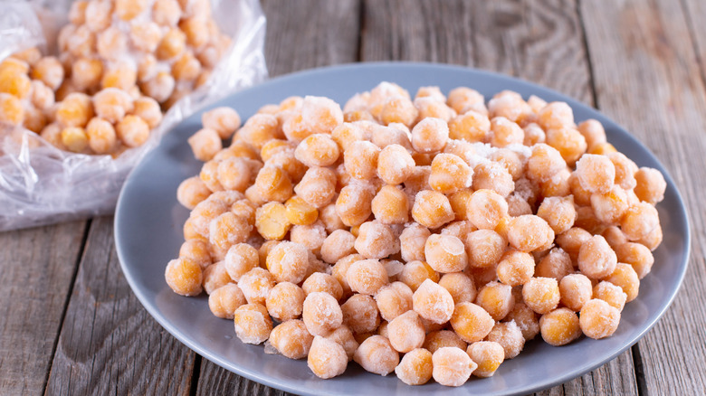 Frozen chickpeas