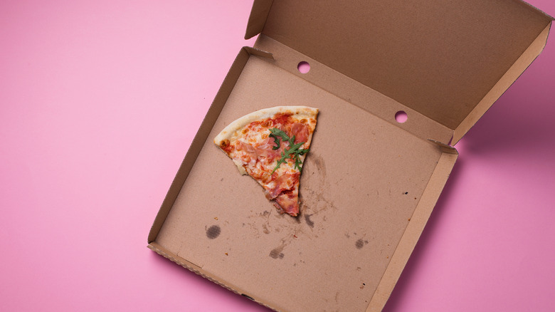 Leftover pizza