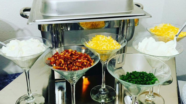 Mashed Potato Martini Bar