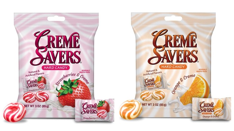 Strawberry and orange Creme Savers