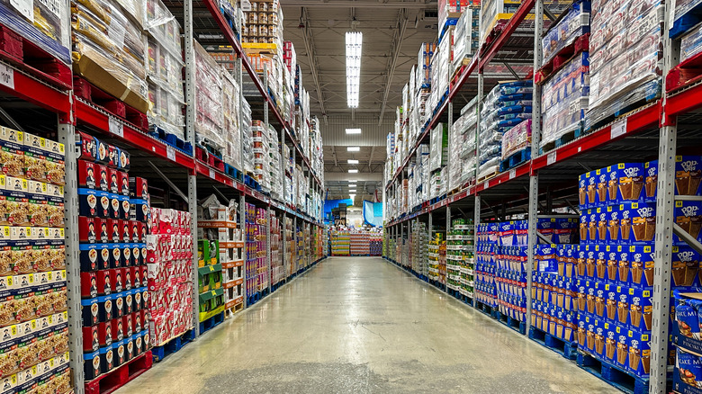 Sam's Club store aisle
