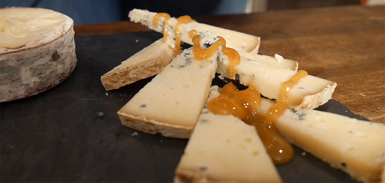 Our finished cheese board