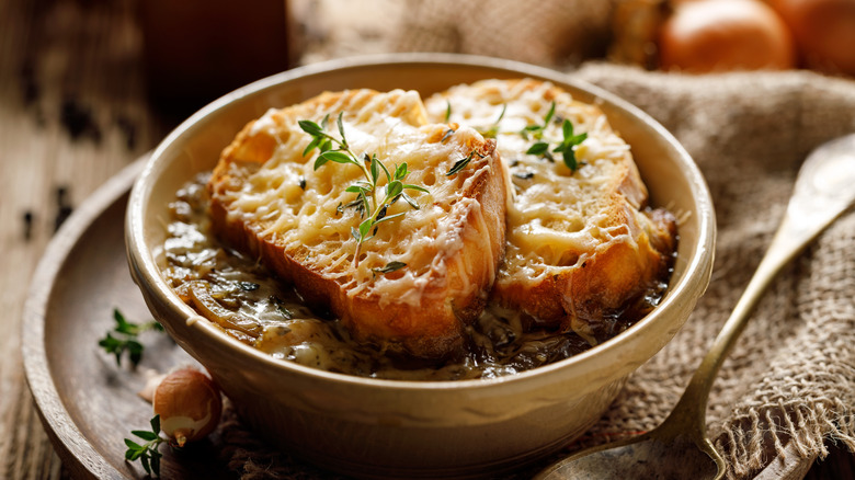 Classic French onion soup