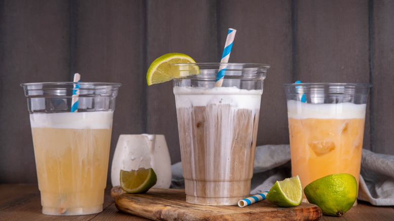 Three DIY dirty sodas