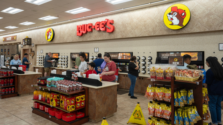 Inside a Buc-ee's travel center
