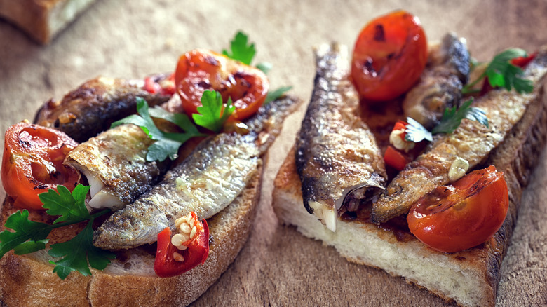 sardines on toast