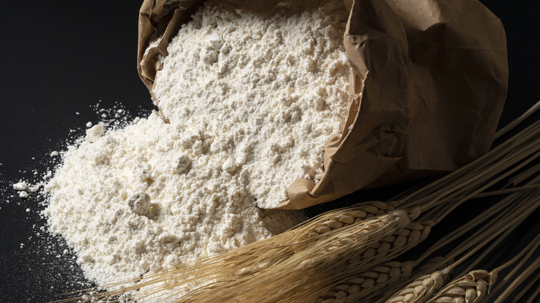 Bag of spilled flour