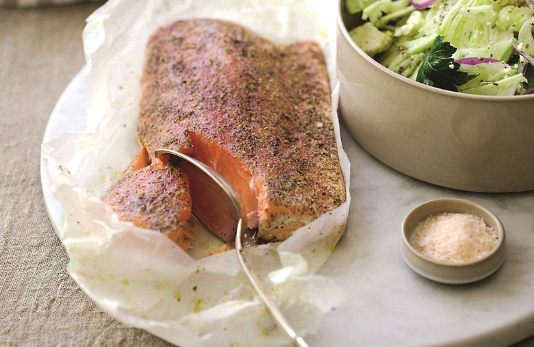 Atlantic Salmon Grilled With Fennel, Lime and Sumac   
