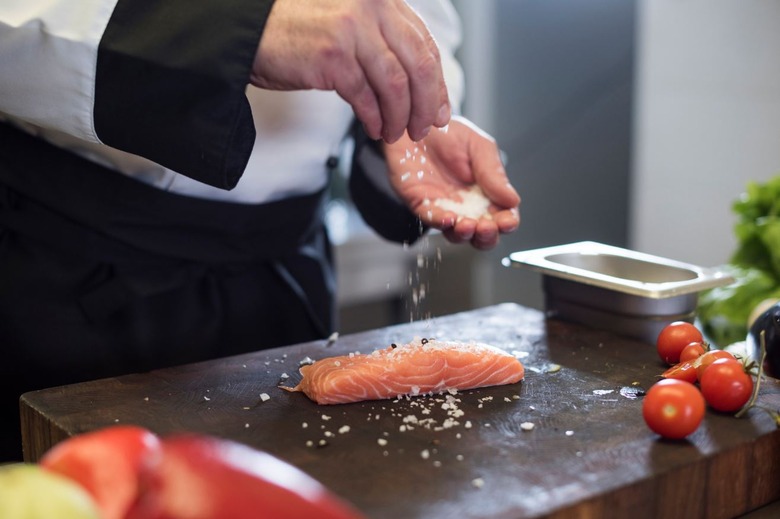 Season with kosher salt