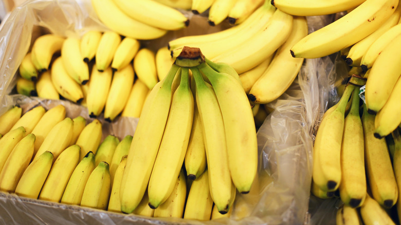Bananas in boxes