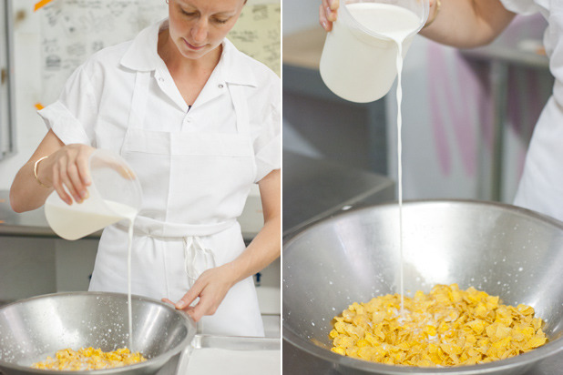 Add the milk
