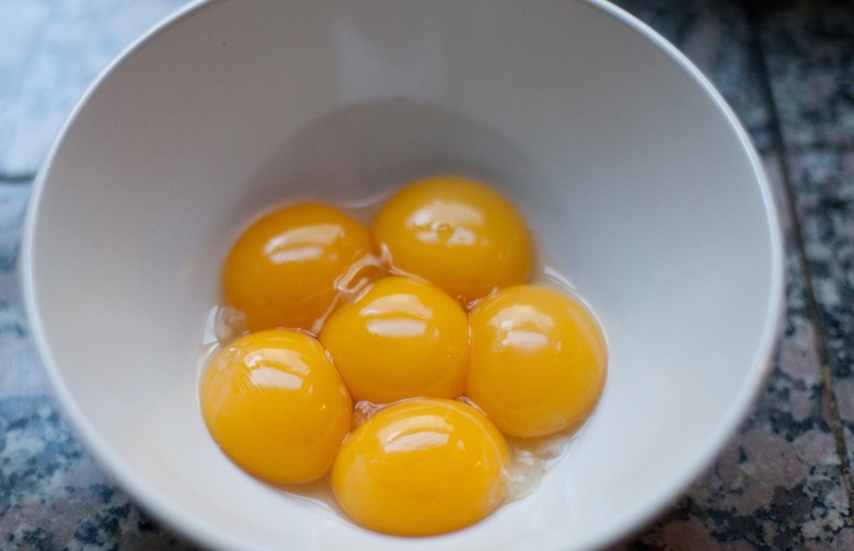 Add the eggs