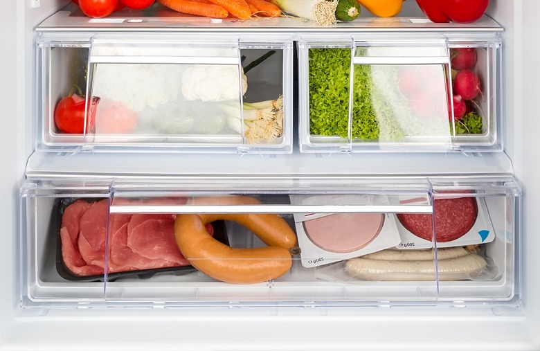Put meat on the bottom shelf of your fridge 