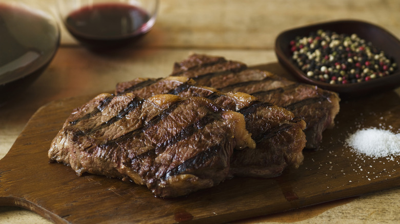 steak cooked well