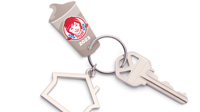 Wendy's Frosty Key Tag