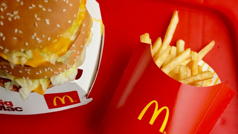 McDonald's Big Mac and fries