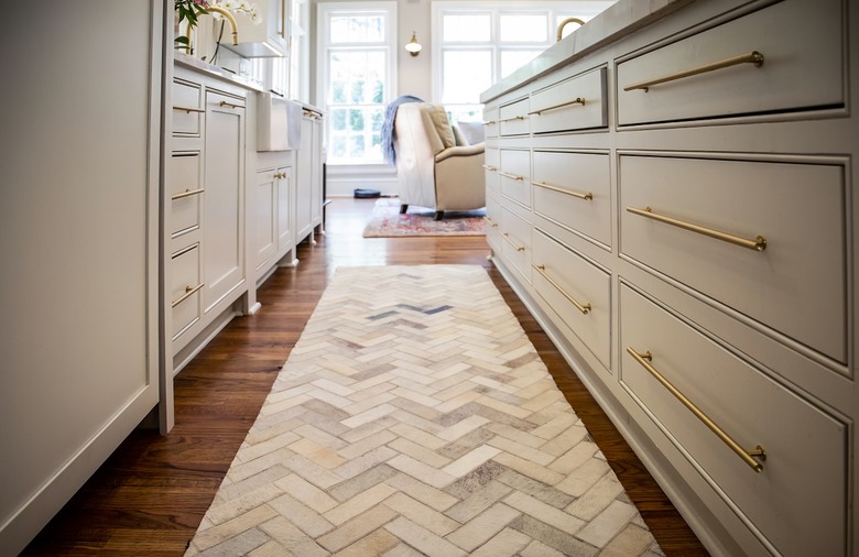 Wash hot pads and kitchen rug