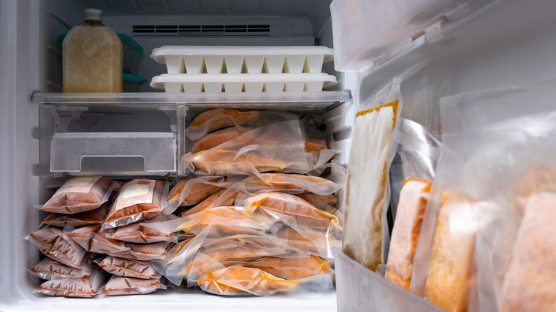 freezer store salmon