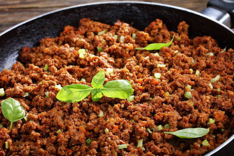 Ground meat