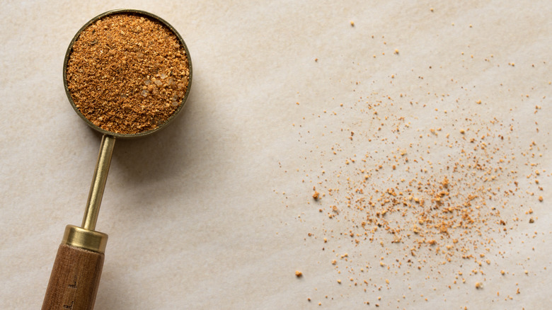 Tablespoon of dry rub seasoning