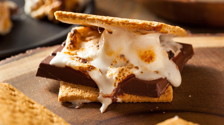 s'more on table 
