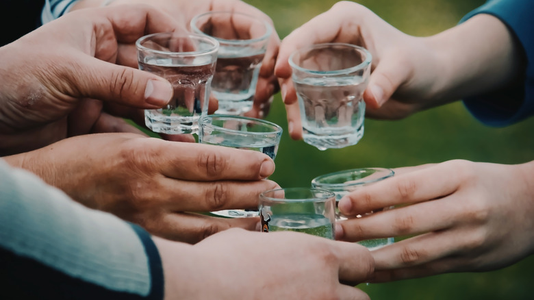 People doing shots