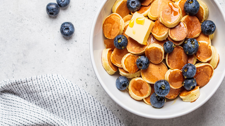 Homemade pancake cereal