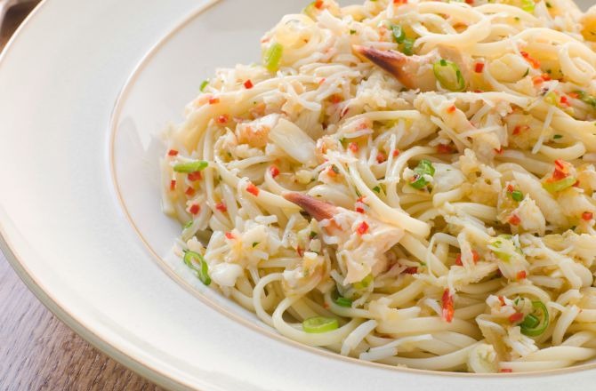 Imitation Crab Linguine Recipe