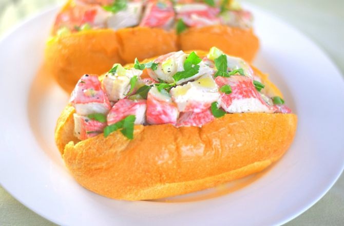 Imitation Crab Roll
