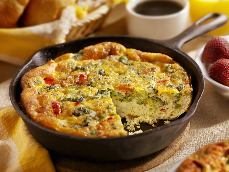Impossibly Easy Vegetable Pie recipe - The Daily Meal