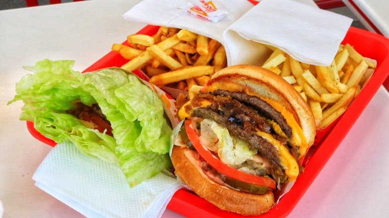 In-N-Out burgers and fries