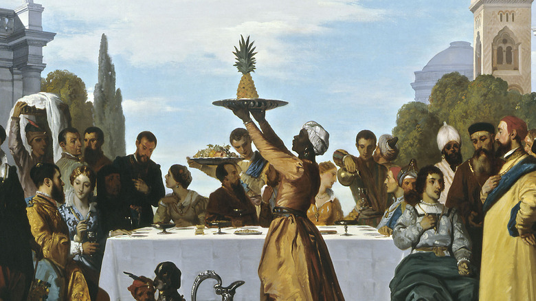 pineapple feast painting