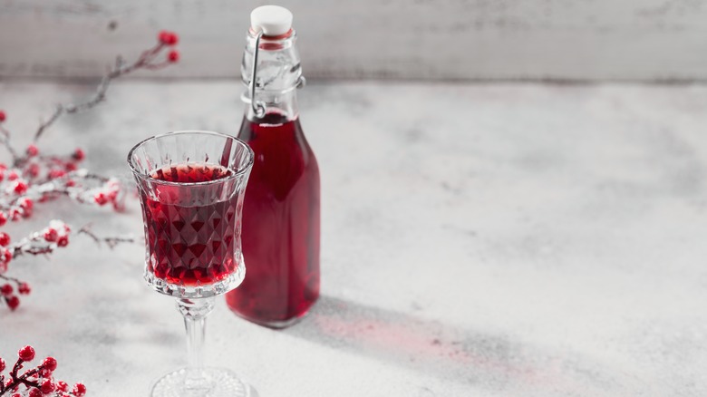 homemade infused red vodka