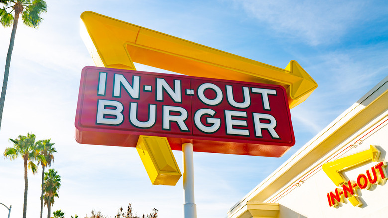 In-N-Out Burger sign