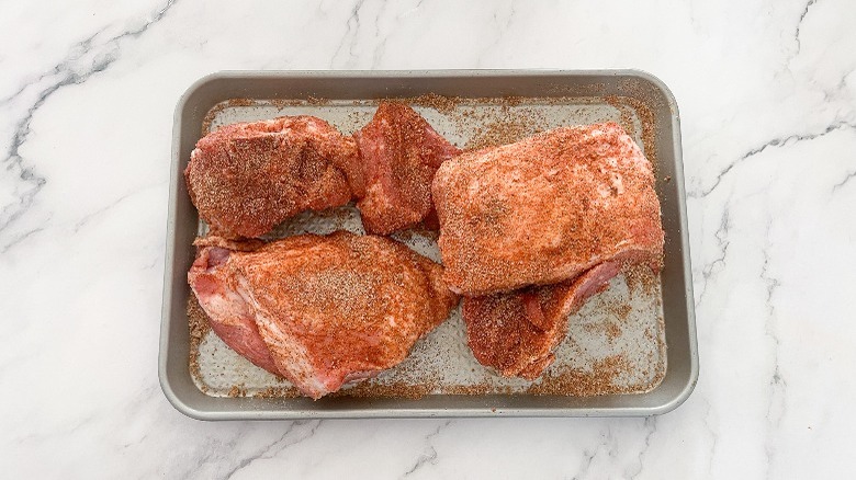 dry rub seasoned pork