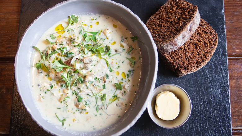 Irish seafood chowder