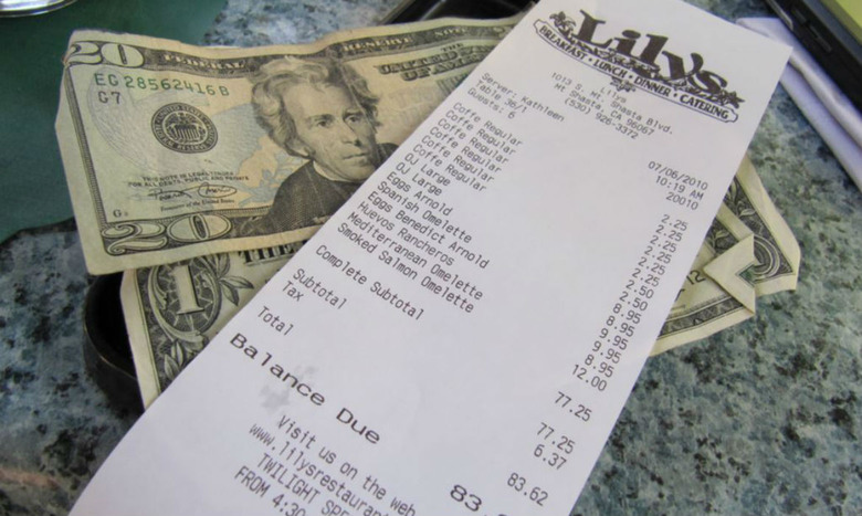 Restaurant Bill