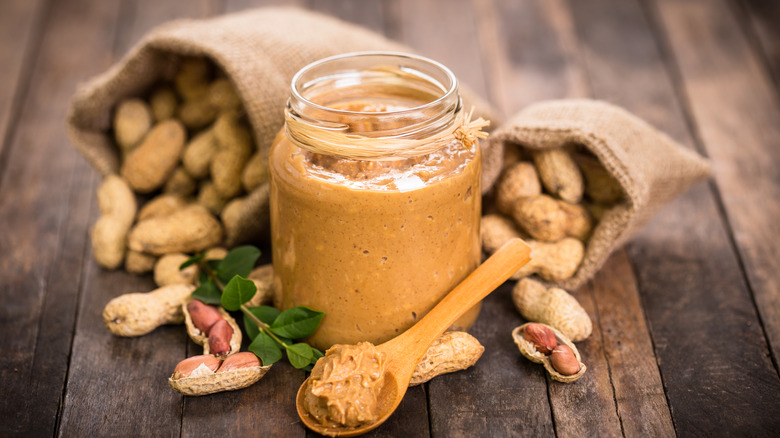 Natural peanut butter