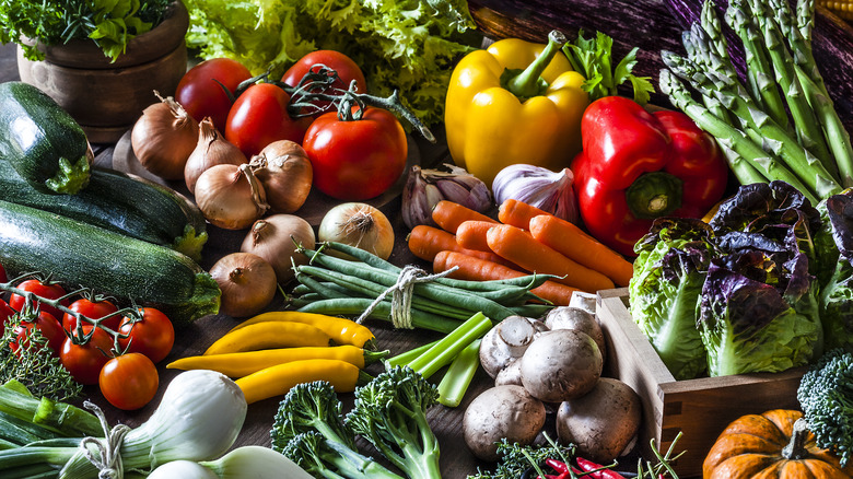 assorted fresh vegetables