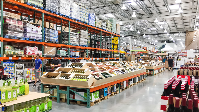 Costco alcohol aisle