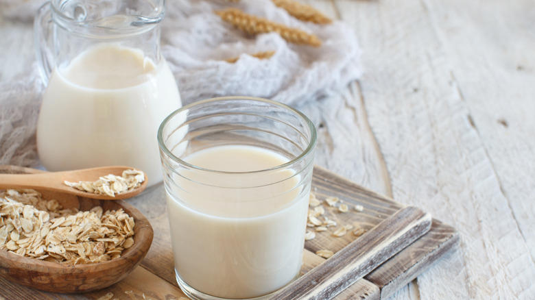 dairy free milk oatmeal