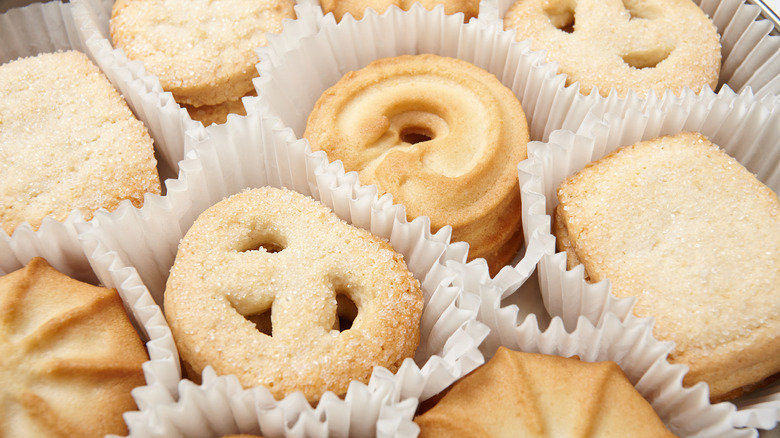 Assorted butter cookies