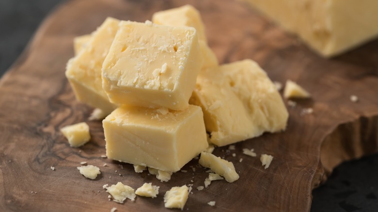 White cheddar cubes