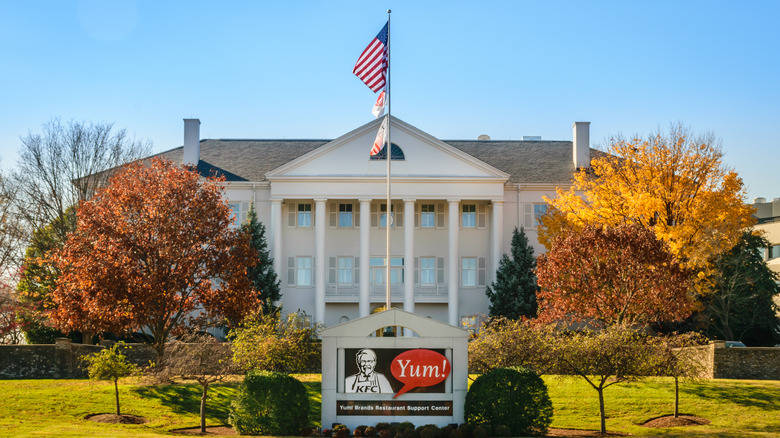 Exterior view of Yum! Brands' KFC headquarters in Louisville, Kentucky