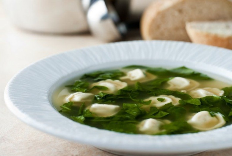 Spinach Tortellini Soup