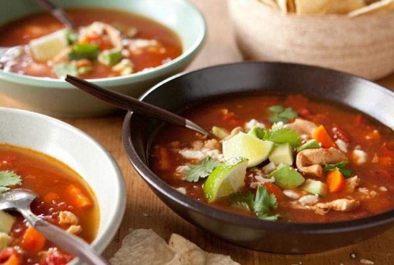 Mexican Chicken Soup With Ancho Chiles