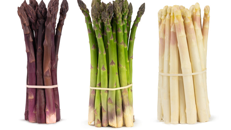 Asparagus bunches