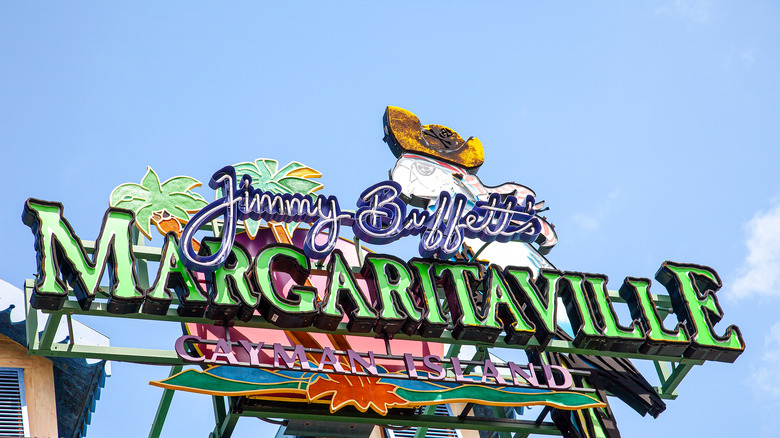 Jimmy Buffett's Margaritaville sign